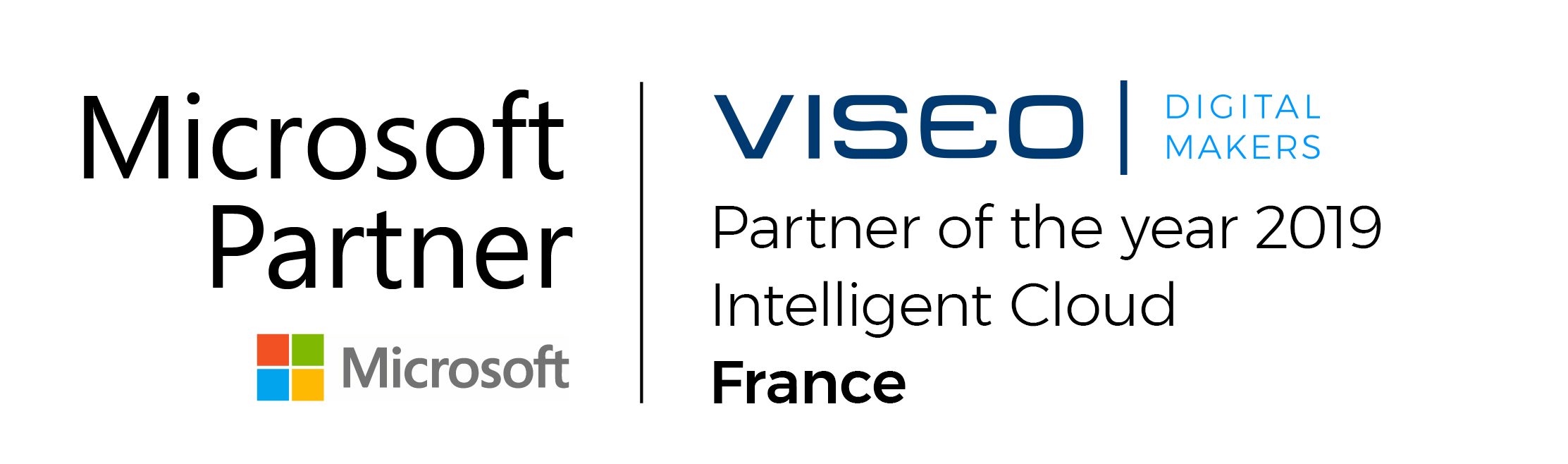 Microsoft partner of the year intelligence cloud by VISEO