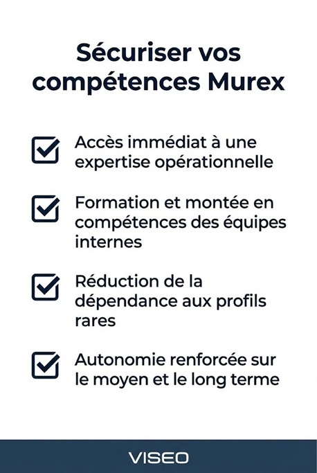 Sécurisez vos compétences Murex by VISEO